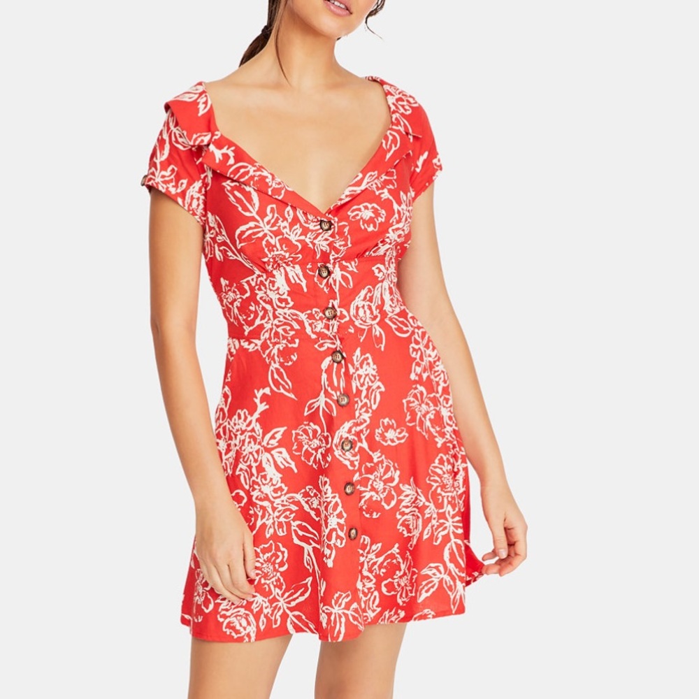 Free people a thing called love mini dress